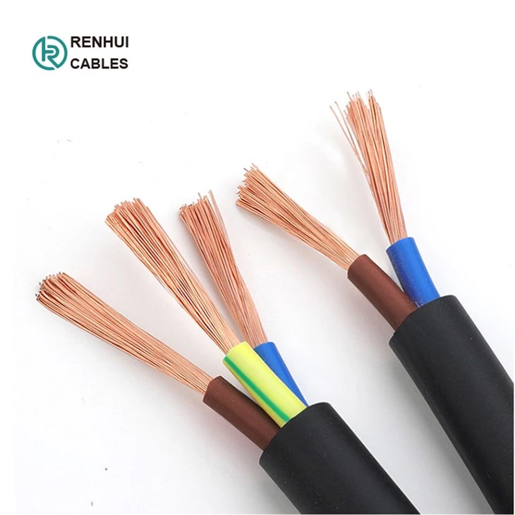 450/750V, Tiga Inti, Kabel Karet Tahan Air