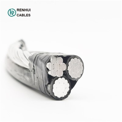 Duplex Triplex Conductor Aluminium Conductor XLPE Insulated ABC Cable